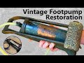 Vintage Footpump Restoration (Brass mirror finish)