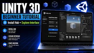 Unity 3D Beginner Tutorial: Install Unity Hub &amp; Explore the Interface (2026)