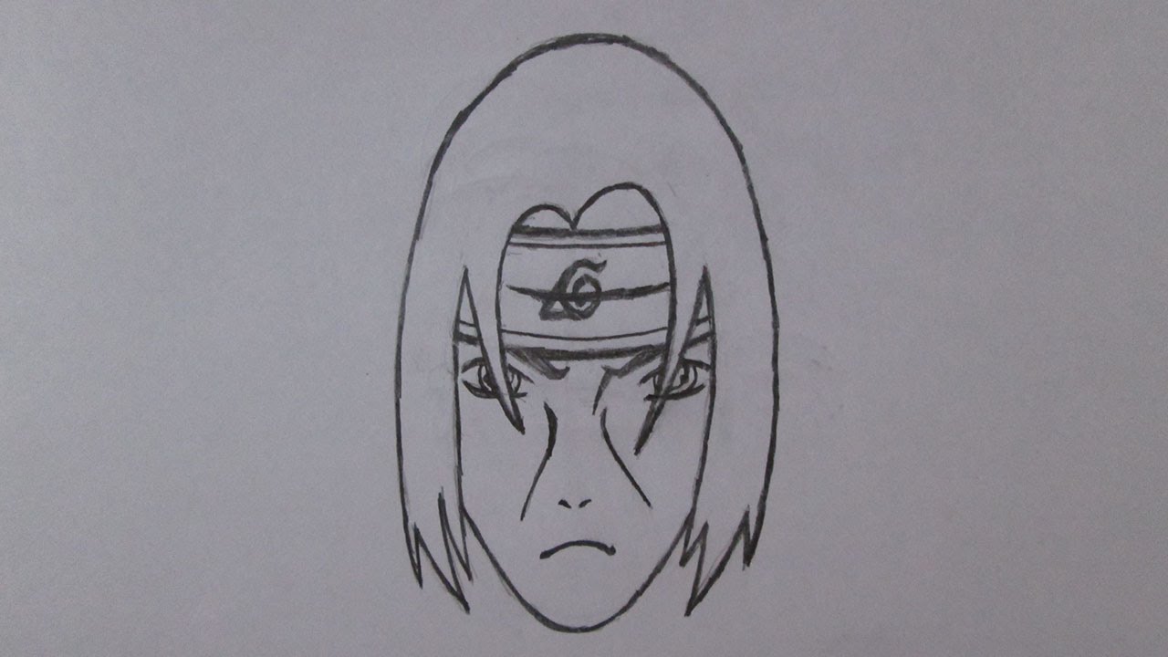 Como Desenhar O Itachi Uchiha De Naruto Youtube