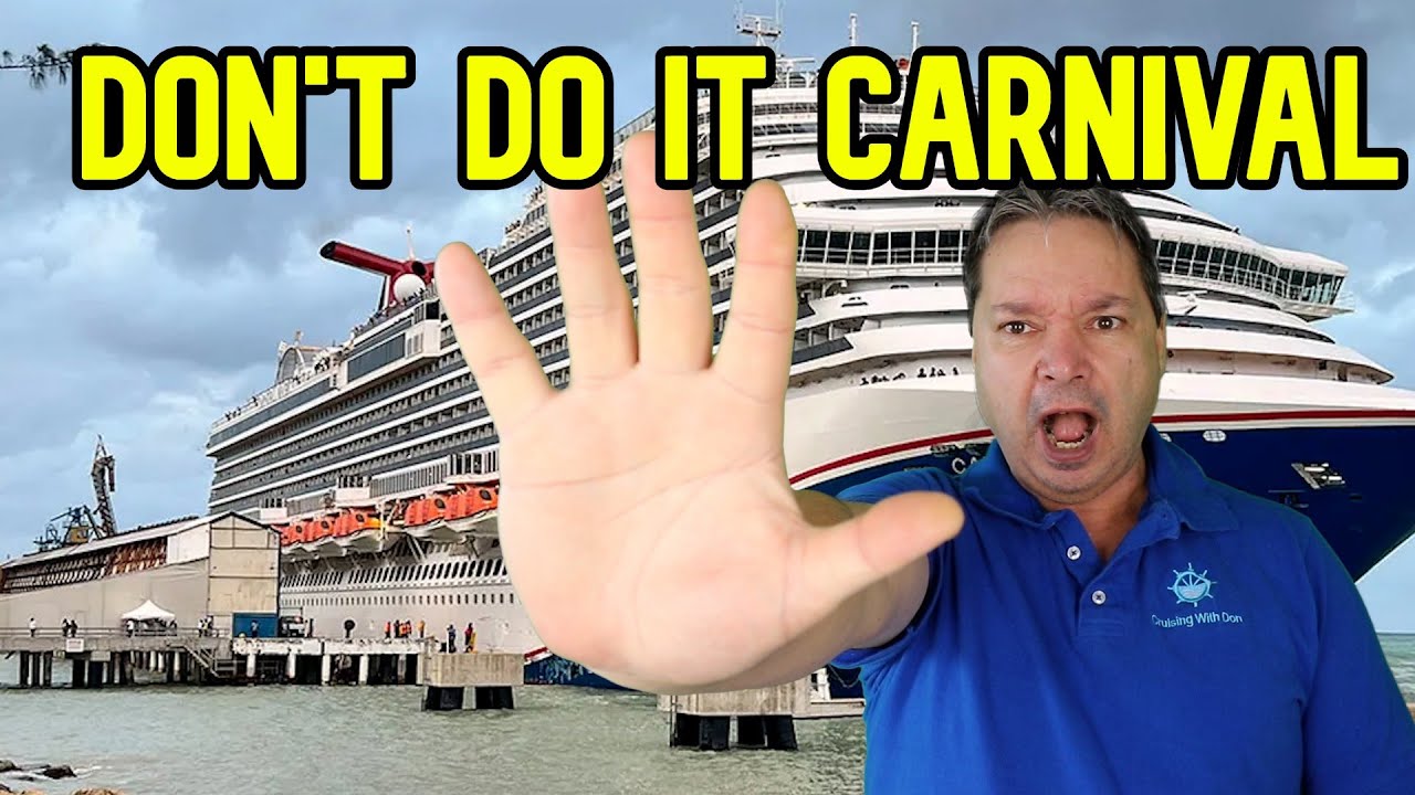 CARNIVAL SHOULD NEVER HAVE THIS AS ENTERTAINMENT