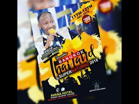 livestrong BANGKOK, THAILAND: Day 1 Morning with Apostle Johnson Suleman