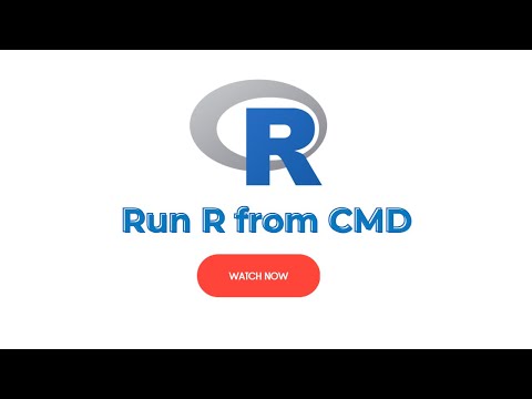 How to run R from cmd (command prompt)