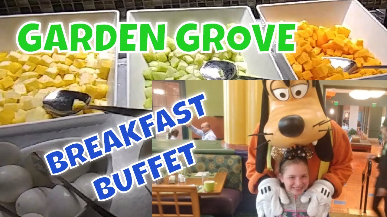 Character Breakfast Buffet Garden Grove At The Walt Disney World