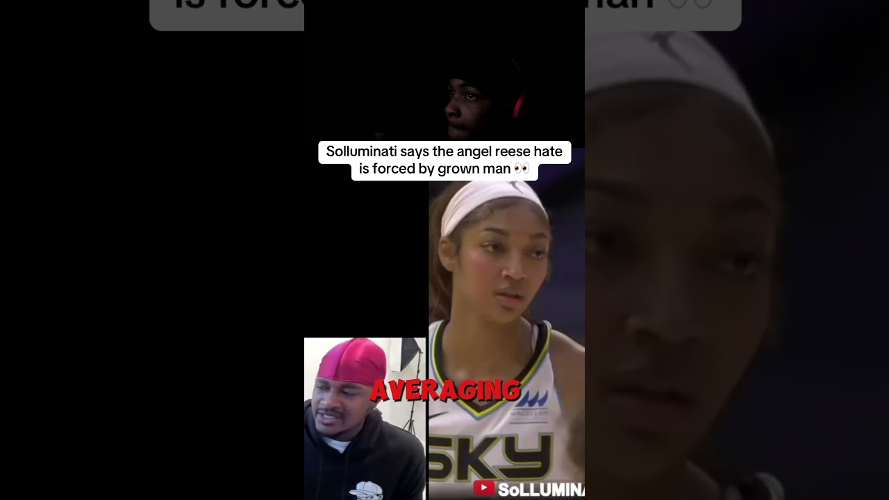 reaction to Solluminati saying the Angela Reese hate is forced 👀 