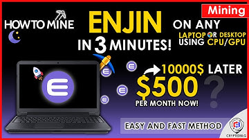 Easily Mine Enjin Coin On Any Computer or Laptop | How To Mine ENJIN | ENJ