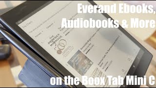 Everand on the Boox Tab Mini C (Ebooks, Audiobooks, and More)