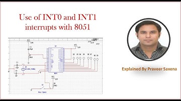 Use of  INT0 and INT1  interrupts with 8051