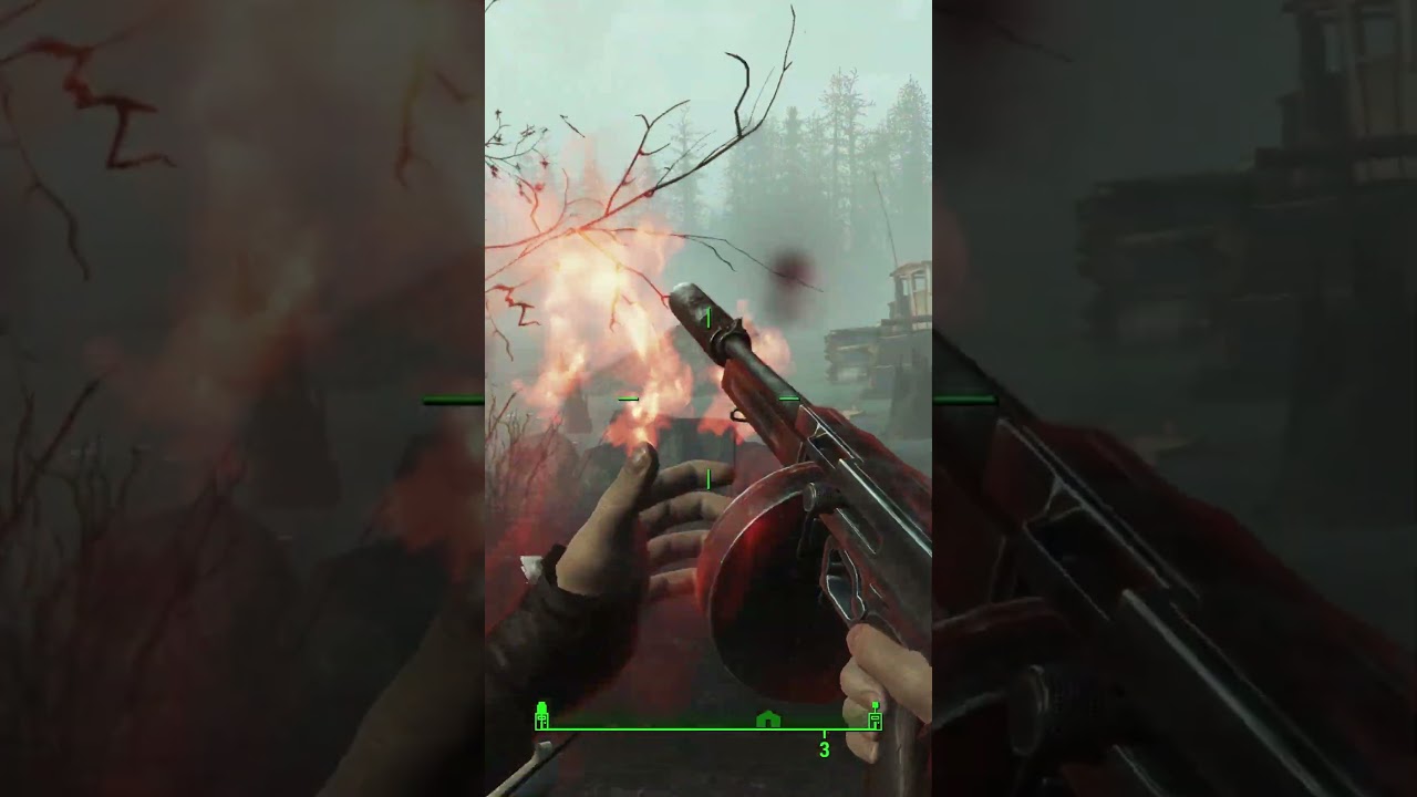 Fallout 4 — Перестрелка с Белым Удильщиком | Far Harbor Epic Fight