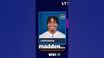 Scoring with Justin Jefferson in Every Madden!