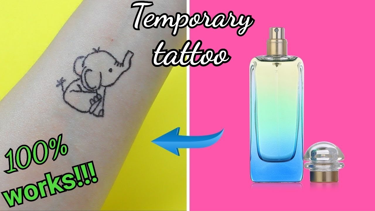 diy-temporary-tattoo-with-perfume-100-works-youtube