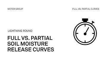 How to get complete, fast, full range soil moisture release curves