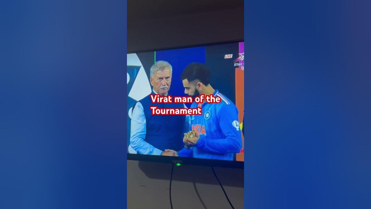 Man of the World Cup player of the tournament man of the series