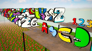 Number Lore 26-1 vs Alphabet Lore Z-A REVERSE | Teardown