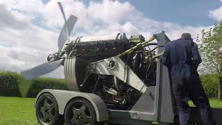 Rolls-Royce Griffon 58 With Open Pipes At 4psi...Very Loud!