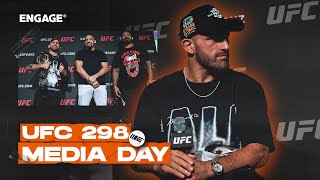 UFC 298 Media Day: "He's gonna be humbled"