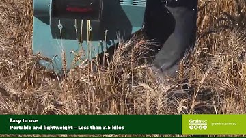 Minibatt Portable Grain Sample Harvester | Graintec Scientific