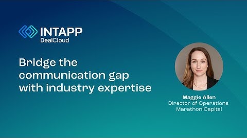 Bridge the communication gap with industry expertise