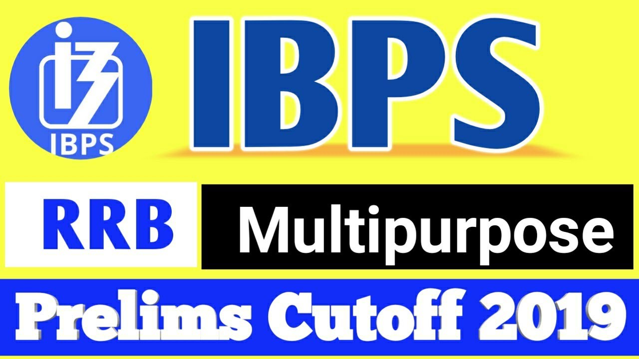 IBPS  RRB Office Assistant Prelims Cutoff 2019.