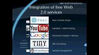 Building e-learning modules with free Web 2.0 services