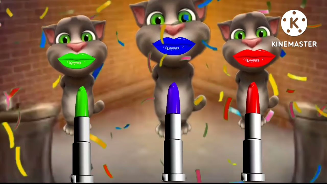 Talking Tom billu lipstick 💄