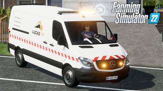 FS22 - Mercedes-Benz Sprinter | LUCAS TP - NEW Car mod for Farming Simulator 2022 Roleplay