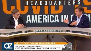 Dr. Oz And Virus Hunter Dr. Ian Lipkin Discuss Reinfection And Immunity.