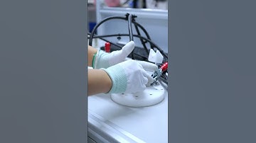 Airtightness test of automotive wiring harness.