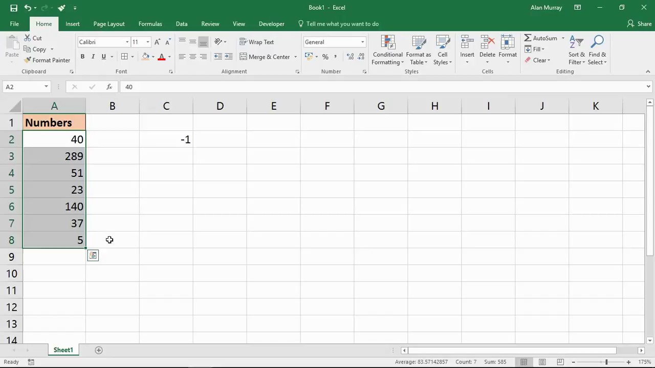 Parentheses For Negative Numbers In Excel Mac