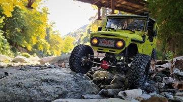 WPL C34 KM 1/16 Scale : FJ40 Landcruiser Off Road Trail By the River
