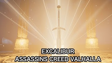 EXCALIBUR!! ASSASSINS CREED VALHALLA LEGENDARY SWORD- HOW TO GET AND CUTSCENE!
