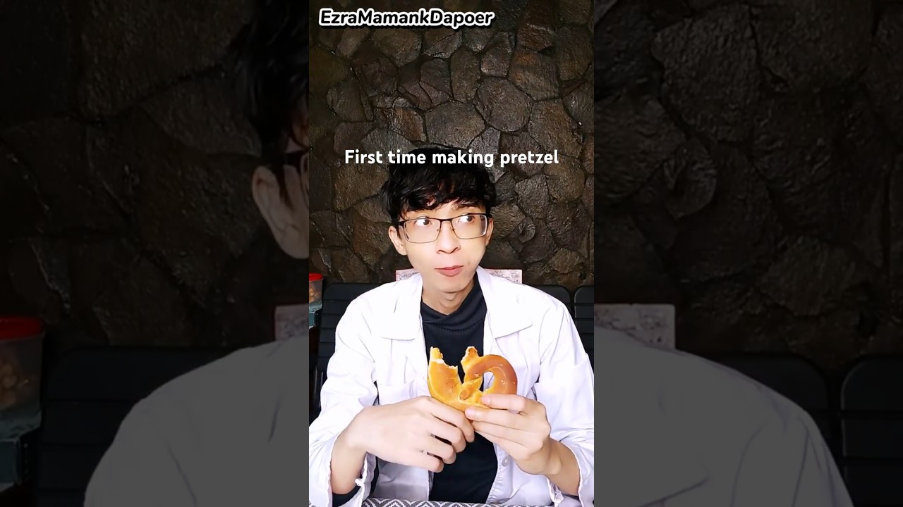 first try bikin Pretzel  #reseppilihan #food #resepmasakan  #resep