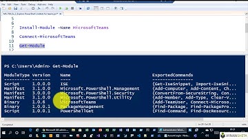 Microsoft Teams - Explore PowerShell cmdlets for teams