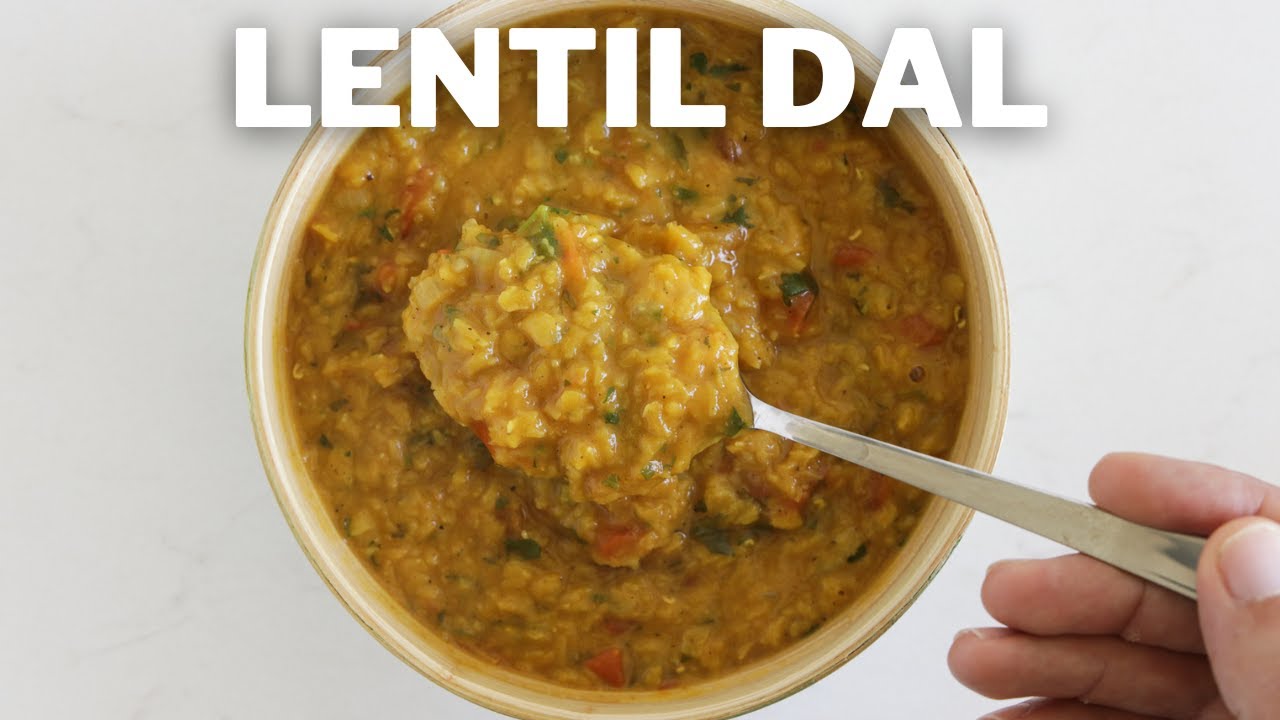 The Best Red Lentil Dal Recipe Lentil Curry YouTube