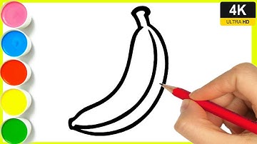 Banana Drawing easy || banana Drawing easy step by step || banana Drawing kaise banaen || By Arya