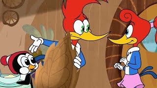 Woody&#39;s and Winnie&#39;s dinner is a disaster | Woody Woodpecker