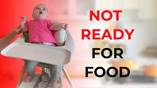 Stop feeding babies who can’t sit up yet