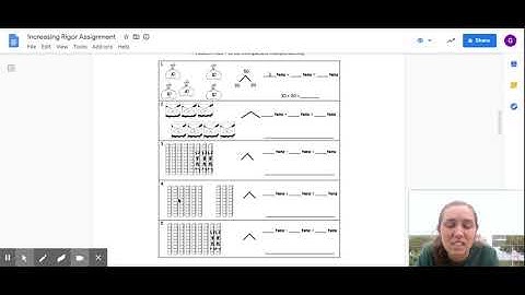 Increasing Rigor - Benton - 1st Grade Math