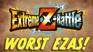 THE TOP 10 WORST EZAS IN DOKKAN HISTORY!!!  THESE UNITS GOT SHAFTED!!! DBZ DOKKAN BATTLE