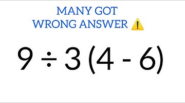 BE CAREFUL!! Many Will do this WRONG!! Order of Operations Problem