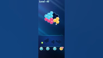 Block! Hexa Puzzle | Rainbow A - Level 45 | Walkthrough