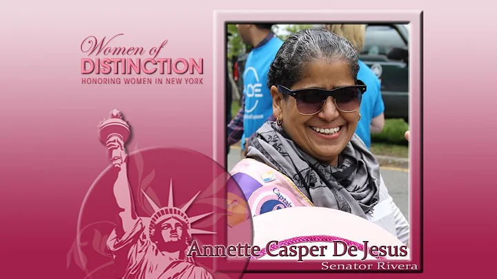 Annette Casper DeJesus-Senator Rivera's 2017 Woman of Distinction