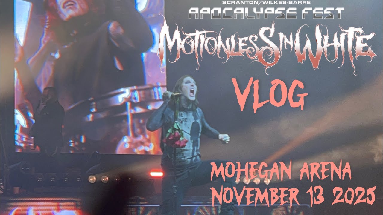 Motionless In White - Apocalypse Fest 2025 Views From GA Vlog - November 13 2025