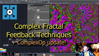 Complex Feedback Fractals using ComplexOp + update! #touchdesigner