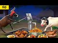 ఆవు మాజికల్ హ్యాండ్ పంప్ - Cow's Magical Hand Pump Story in Telugu | Bul...