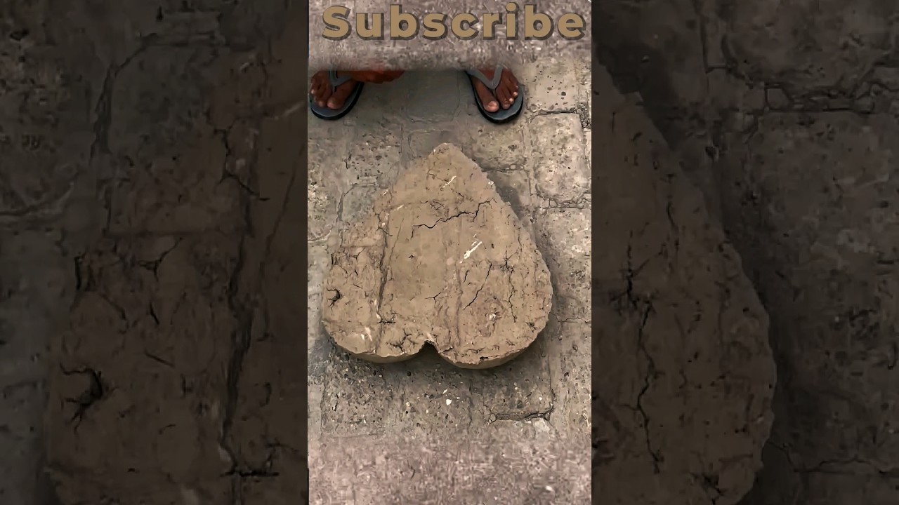 Build a  Heart❤️Shaped  Mud Wood Stove (Primitive Technology) | EASY & Smokeless