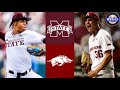 #14 Mississippi State vs #5 Arkansas Highlights (G2) | 2024 College Baseball Highlights