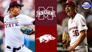 #14 Mississippi State vs #5 Arkansas Highlights (G2) | 2024 College Baseball Highlights screenshot 3