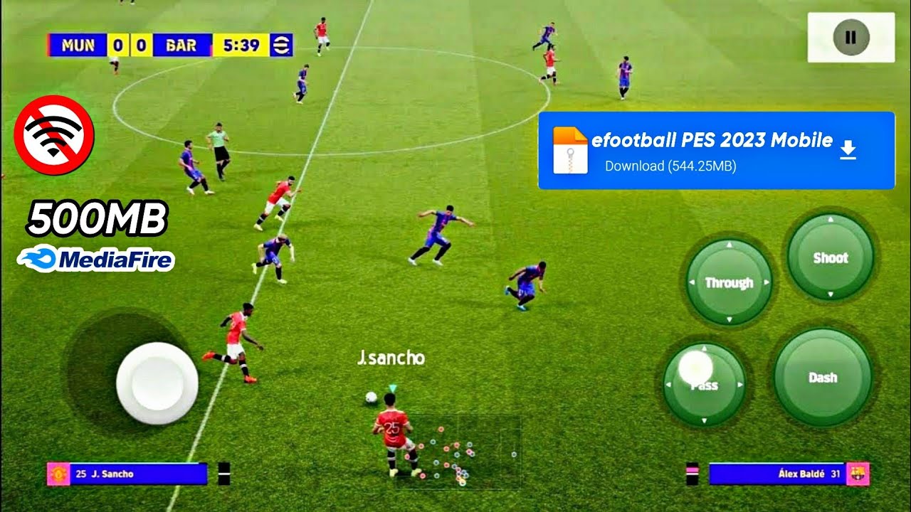 eFootball PES 2023 Mobile Patch [APK OBB] Android & los 