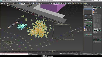 3ds Max plugin Disperse - Exclusion Splines