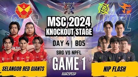 Esport World Cup : NIP FLASH vs SRG 🤣Game1 | MLB MSC 2024 Semi Final |@FlashkhmerTop